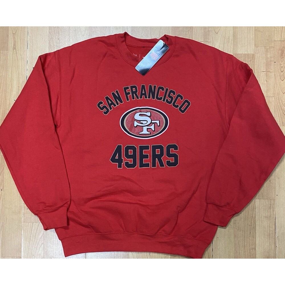 NFL San Francisco 49ers Men’s Medium Red Crewneck Sweatshirt